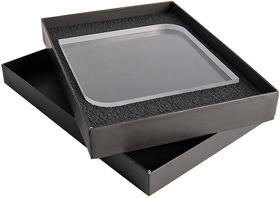 Награда QUADRA BRILANTE в подарочной коробке, грани с фаской, 150х150х25 мм, акрил