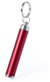 Брелок BIMOX с фонариком, красный, L=8,5см, пластик (H345834/08)