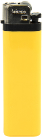 Зажигалка кремниевая ISKRA, желтая, 8,18х2,53х1,05 см, пластик/тампопечать