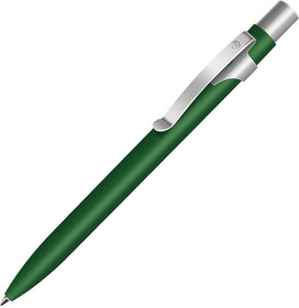 ALPHA, ручка шариковая, зеленый/хром, металл (H1306/15)