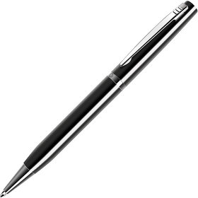 ELITE, ручка шариковая, чёрный/хром, металл