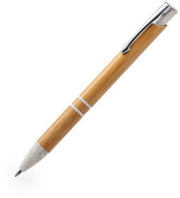 LETTEK, ручка шариковая, бамбук, пластик с пшеничным волокном, металл