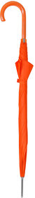 Зонт-трость с пластиковой ручкой, механический; оранжевый; D=103 см; 100% полиэстер 190 T