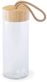 Бутылка для воды BURDIS, 420 мл, стекло/бамбук (H346198)