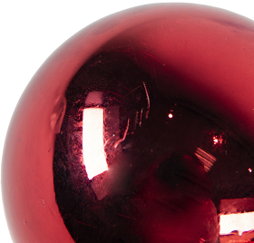 Шар новогодний Gloss, диаметр 8 см., пластик, красный