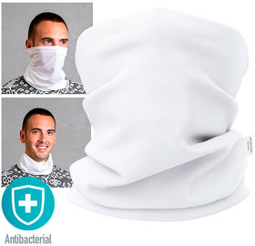 Шарф-бандана NICAL, белый, 48 x 26 см, антибактериальный полиэстер