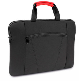 Конференц-сумка XENAC, черный/красный, 38 х 27 см, 100% полиэстер (H344371/08)