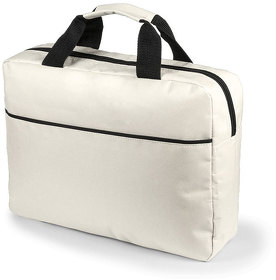Конференц-сумка HIRKOP, бежевый, 38 х 29,5 x 9 см, 100% полиэстер 600D (H344613/28)