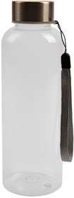 H40314/01 - Бутылка для воды WATER, 500 мл; прозрачный, пластик rPET, нержавеющая сталь