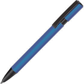 H40303/24 - OVAL, ручка шариковая, синий/черный, металл