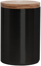 Термокружка BAMBOO с крышкой, 350мл. черный, нержавеющая сталь, бамбук (H32902/35)