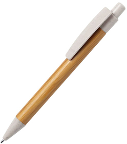 H346495/83 - SYDOR, ручка шариковая, натуральный, бамбук, пластик с пшеничной соломой