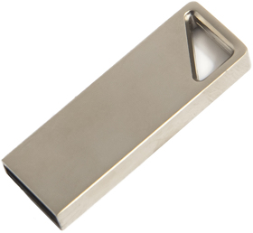 USB flash-карта SPLIT (8Гб), серебристая, 3,6х1,2х0,5 см, металл (H19335_8Gb/47)
