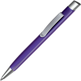 H1350/26 - TRIANGULAR, ручка шариковая, фиолетовый/серебристый, металл
