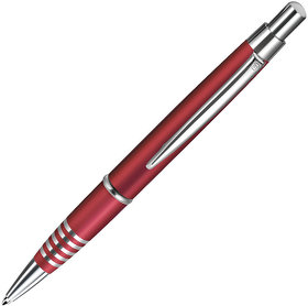 SELECT, ручка шариковая, красный/хром, металл (H1314/08)