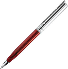 VOYAGE, ручка шариковая, красный/хром, металл