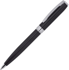 H38006/35 - ROYALTY, ручка шариковая, черный/серебро, металл, лаковое покрытие