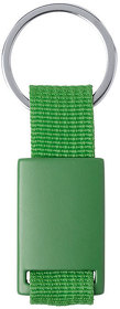 Брелок SLAYTER, металл, зелёный, 2.7*6.8*0.6см (H346062/15)