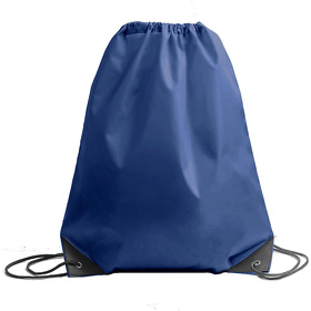 H16111/24 - Рюкзак мешок с укреплёнными уголками BY DAY, синий, 35*41 см, полиэстер 210D