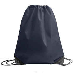 Рюкзак мешок с укреплёнными уголками BY DAY, темно-синий, 35*41 см, полиэстер 210D (H16111/25)