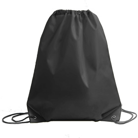 Рюкзак мешок с укреплёнными уголками BY DAY, черный, 35*41 см, полиэстер 210D (H16111/35)