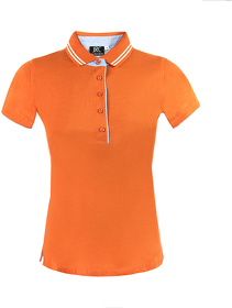 H399896.67 - Рубашка поло женская RODI LADY, оранжевый, 100% хлопок,180 г/м2