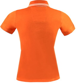 Рубашка поло женская RODI LADY, оранжевый, 100% хлопок,180 г/м2