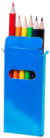 Набор цветных карандашей GARTEN (6шт.), синий, 5 x 9.3 x 0.8 см, дерево, картон (H349830/24)
