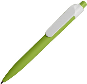 Ручка шариковая N16 soft touch, зеленое яблоко, пластик, цвет чернил синий (H38019/27)