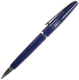 DELICATE, ручка шариковая, темно-синий/хром, металл