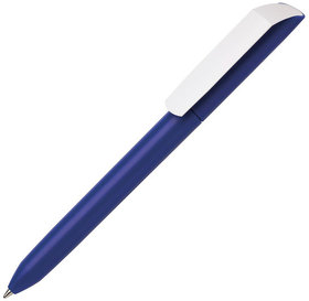 H29401/25 - Ручка шариковая FLOW PURE, синий корпус/белый клип, пластик