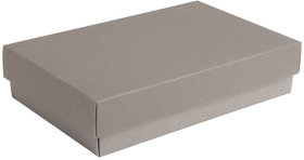 Коробка подарочная CRAFT BOX, 17,5*11,5*4 см, серый, картон 350 гр/м2 (H32006/29/29)