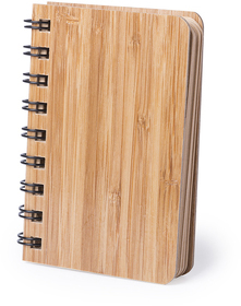 Блокнот Lemtun, твердая обложка, бамбук, 9 x 12 x 1,5 см, 80 листов (H346017)