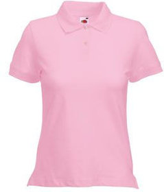 Поло "Lady-Fit Polo", светло-розовый, 97% х/б, 3% эластан, 220 г/м2 (H635600.52)