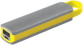 Набор  FANCY:Универсальный аккумулятор(2200мAh), блокнот и ручка в подарочной коробке,желтый, шт