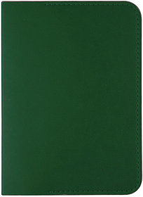 H34008/15 - Обложка для паспорта  "Impression", 10*13,5 см, PU, зеленый с серым