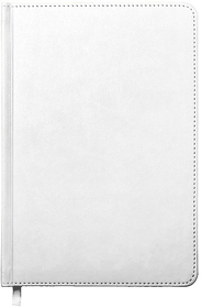 Ежедневник недатированный Campbell, А5,  белый, белый блок