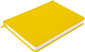 Ежедневник недатированный Campbell, А5, желтый, белый блок (H24605/03)
