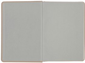 Ежедневник недатированный Campbell, А5, светло-коричневый, белый блок