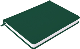 H24605/17 - Ежедневник недатированный Campbell, А5,  темно-зеленый, белый блок