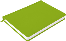 Ежедневник недатированный Campbell, А5,  зеленое яблоко, белый блок (H24605/27)