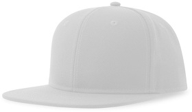 Бейсболка "SNAP BACK-S", 6 клиньев, пластик. застежка, белый, 100% перераб. полиэстер, 300 гр/м2 (H25424-S.01)