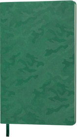 H21225/15 - Бизнес-блокнот Tabby Funky, гибкая обложка, в линейку, зеленый