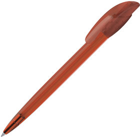 H411/63 - Ручка шариковая GOLF LX, прозрачный оранжевый, пластик