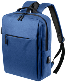 H346473/25 - Рюкзак "Prikan", синий, 40x31x13 см, 100% полиэстер 600D