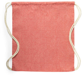 Рюкзак KONIM, красный, 42x38 см, 100% переработанный хлопок, 120 г/м2