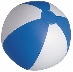 H348094/24 - SUNNY Мяч пляжный надувной; бело-синий, 28 см, ПВХ