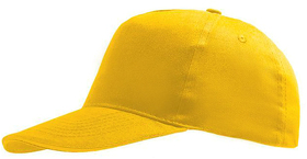 H788111.301 - Бейсболка детская "SUNNY KIDS", 5 клиньев, на липучке, желтый, 100% хлопок, плотность 180 г/м2