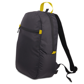 Рюкзак INTRO, жёлтый/чёрный, 100% полиэстер