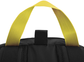 Рюкзак INTRO, жёлтый/чёрный, 100% полиэстер